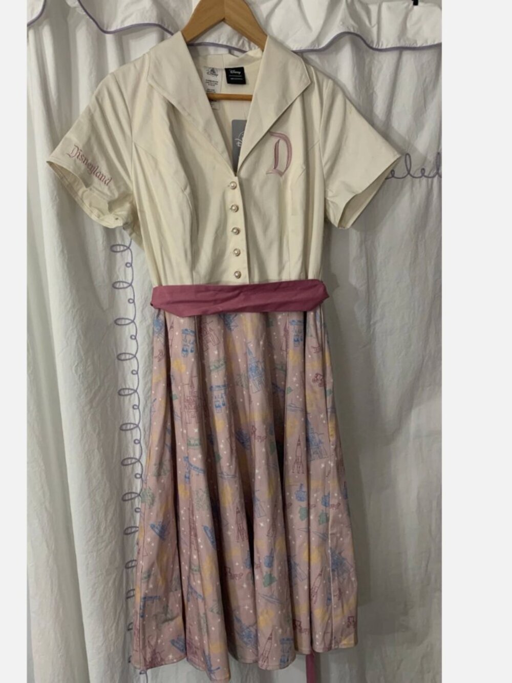 NWT Disneyland 70th Anniversary Dress Medium Her Universe Disney Parks